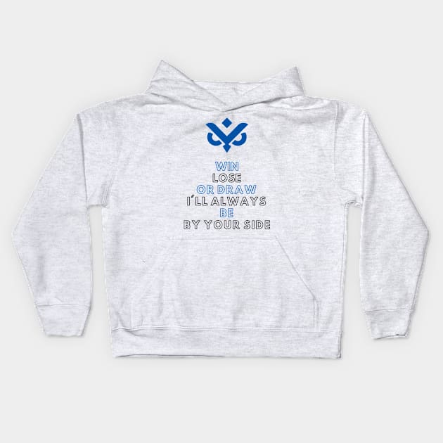Win lose or Draw we support our owls Kids Hoodie by Providentfoot